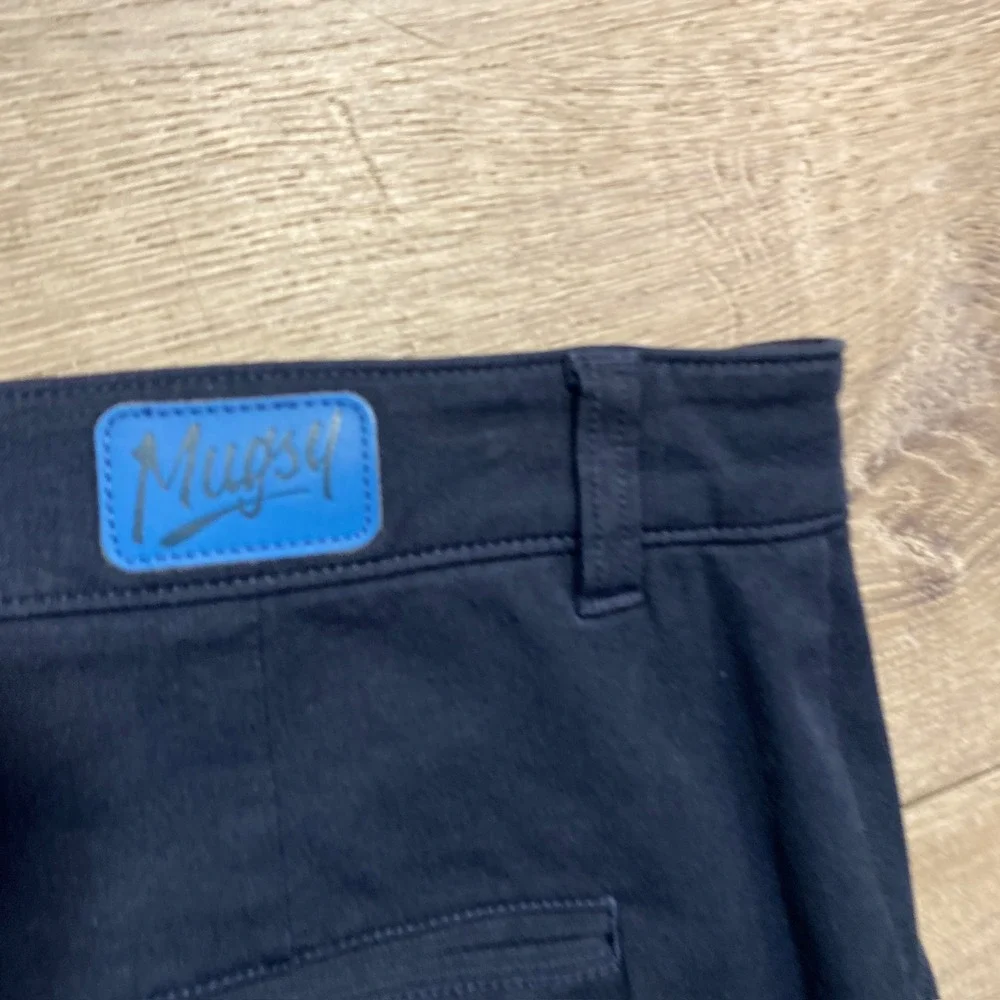 Mugsy‎ Chino Pants Men's 34x32 Navy Blue Flat Front Stretch Golf Casual - Picture 4 of 11
